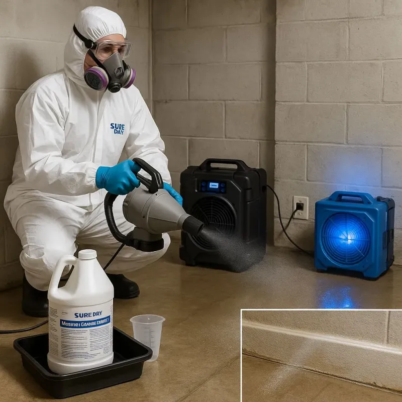 Sanitization and Odor Removal process in Bowbells, ND