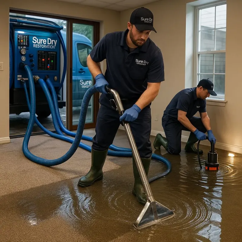 Water Extraction and Removal process in Bowbells, ND
